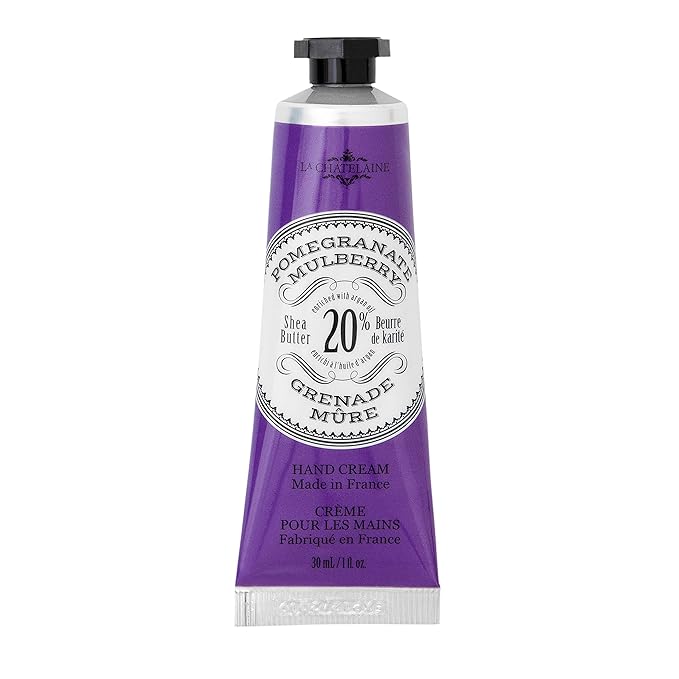 La Chatelaine 20% Shea Butter Hand Cream Travel Size, Organic Argan Oil by LaChatelaine