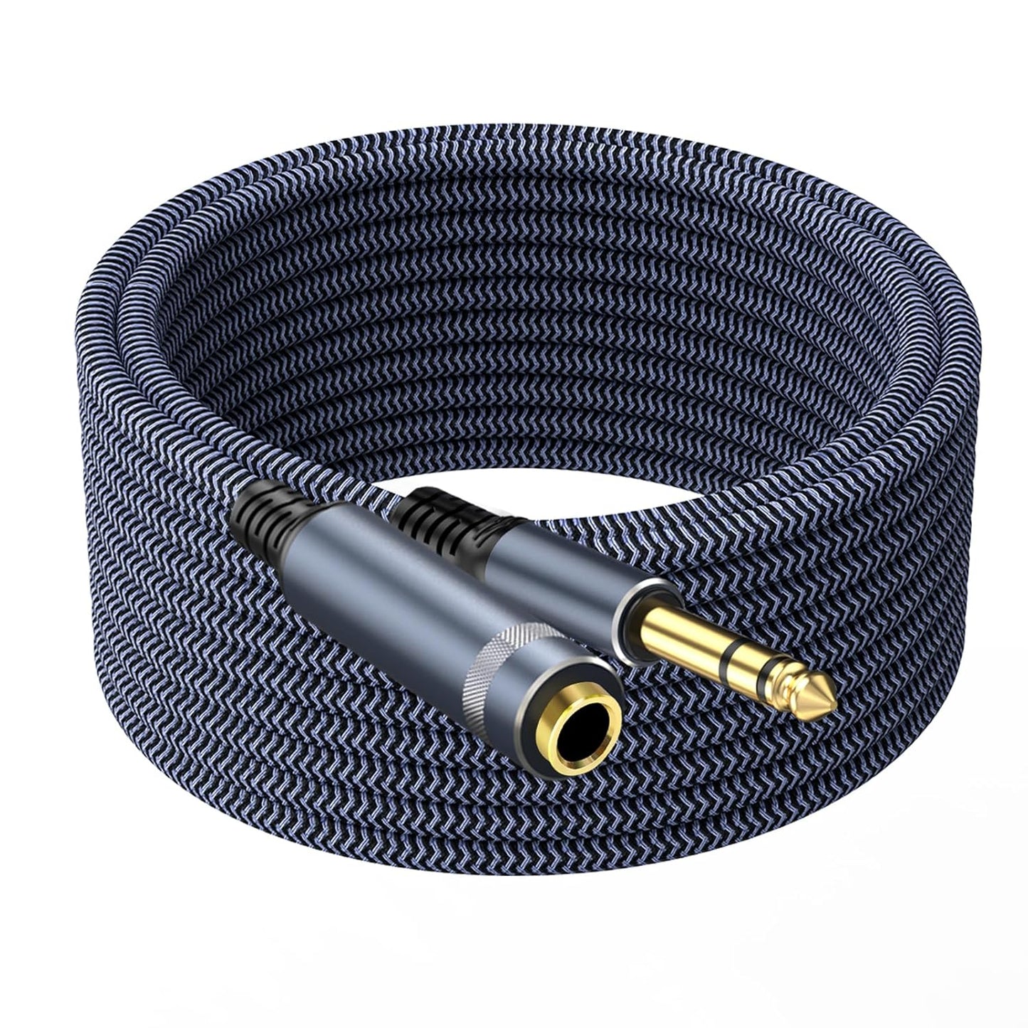 1/4 inch 10ft Stereo Headphone Guitar Cable, Male to Female, Quarter inch Headphone Extension