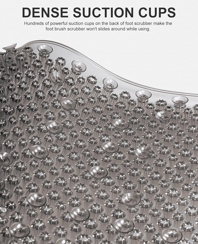 OTHWAY Non Slip Grassy Bathtub Mat : 25.6X13.4 inches Sturdy But Soft Bath - Image 3