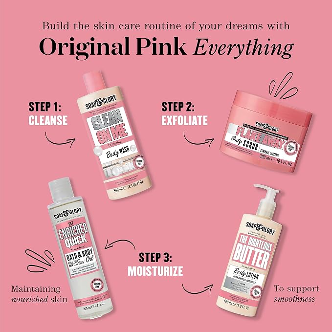Soap & Glory Original Pink Moisturizing Body Lotion Pump - Image 7