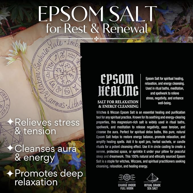 Epsom Salt for Healing, Relaxation & Energy Cleansing – Natural Magnesium-Rich - Image 5