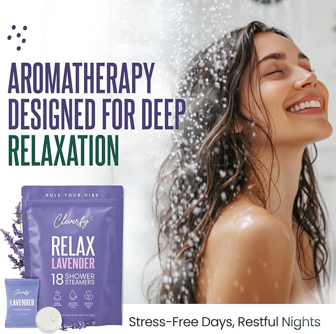 Cleverfy Lavender Shower Steamers Aromatherapy - Image 5