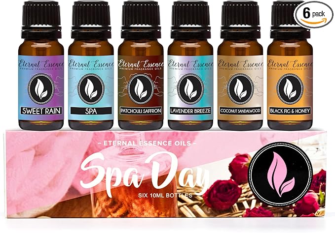 Eternal Essence Oils Spa Day Set of 6 Premium Fragrance Oils by EternalEssenceOils