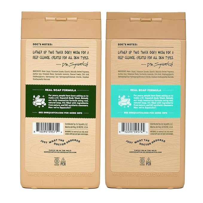 Dr. Squatch Natural Men's Body Wash Shower Gel - Image 6