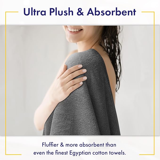 Alusa Home 100% Organic Luxury Bath Sheets - Image 3