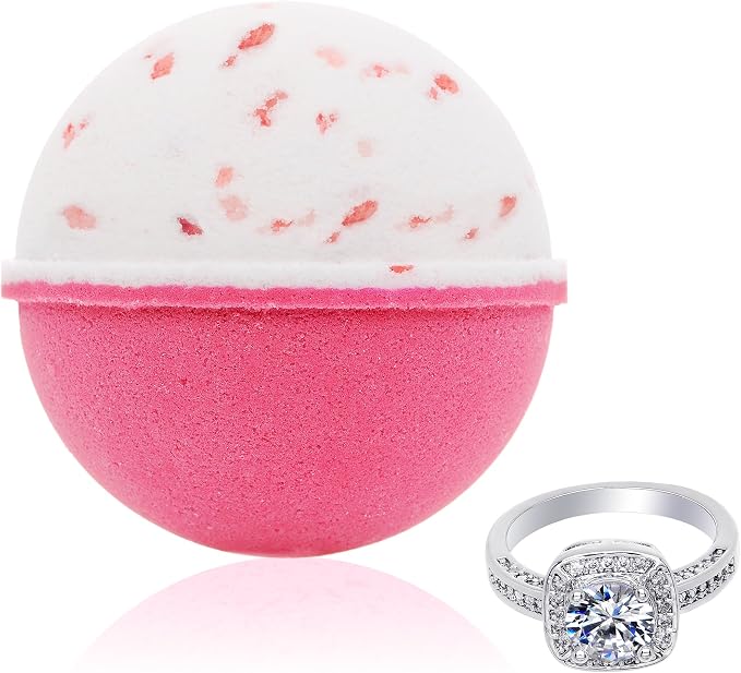 Bath Bomb with Surprise Size Ring Inside by JackpotCandles