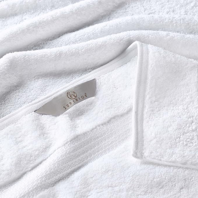 Superior Egyptian Cotton 12-Piece Towel Set, Guest Bath Decor Essentials - Image 5