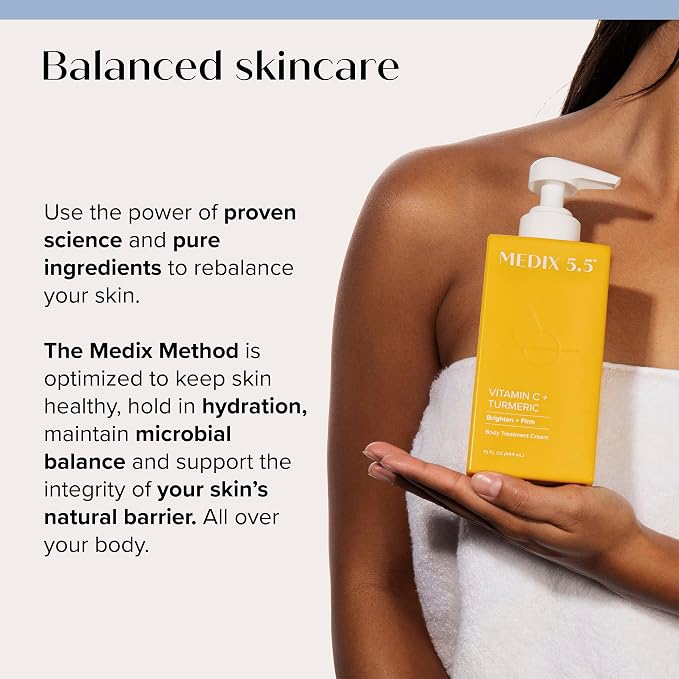 Medix 5.5 Vitamin C Lotion + Collagen Cream Anti Aging Moisturizer Skincare Set - Image 9