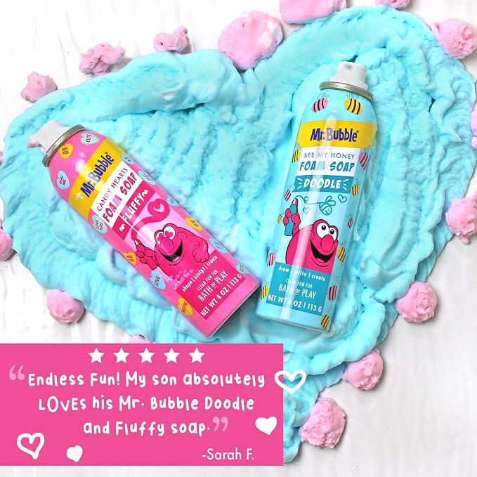 Mr. Bubble Limited Edition Foam Soap, Creativity Bath Soap, Cleans & Moisturizes - Image 5