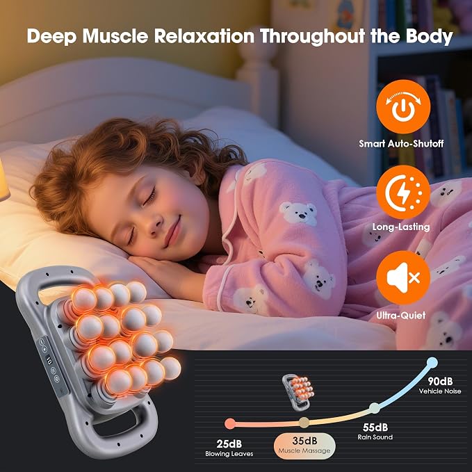 16 Head Massage Gun Set, Deep Tissue Percussion Massager, Electric Massage Tools - Image 4