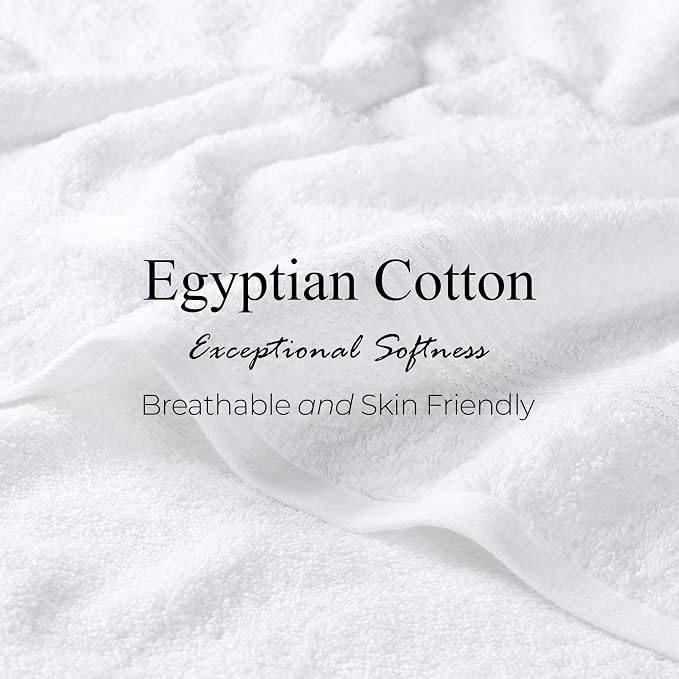 Superior Egyptian Cotton 6-Piece Towel Set, Bathroom Essentials, Towels - Image 7