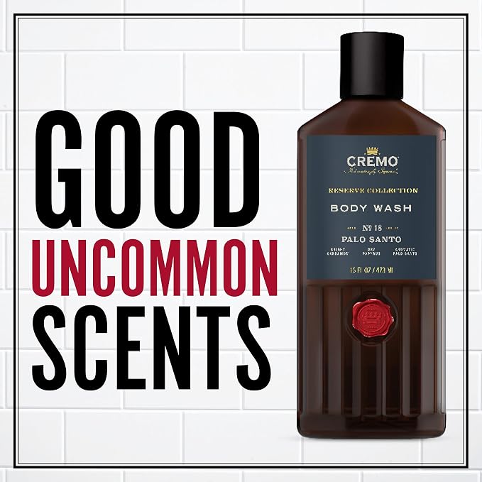 Cremo Body Wash for Men, Rich-Lathering Palo Santo, 16 Fl Oz - Image 5