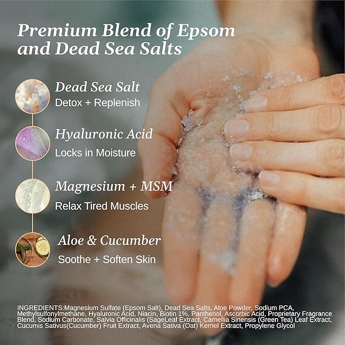 Relax Spa & Bath Aromatherapy Variety Pack Bath Salts - Image 2