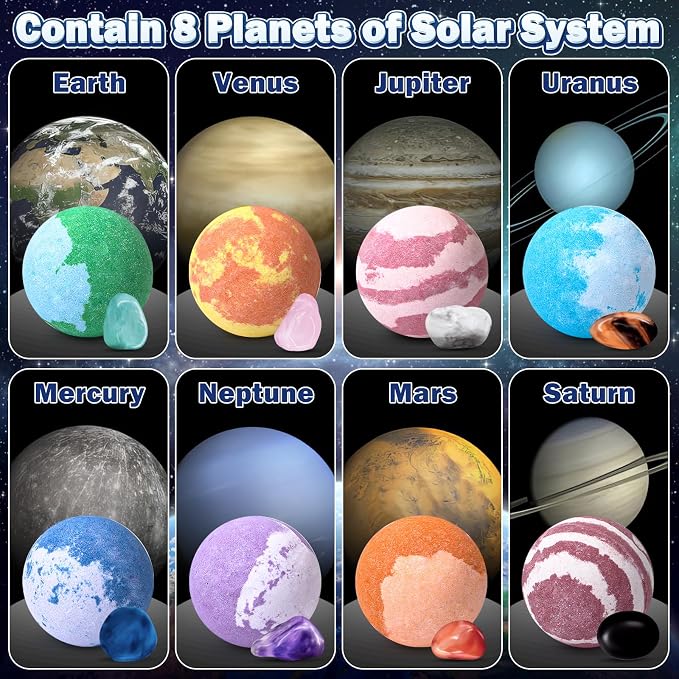 Toylink Galaxy Bath Bombs for Kids - Image 4