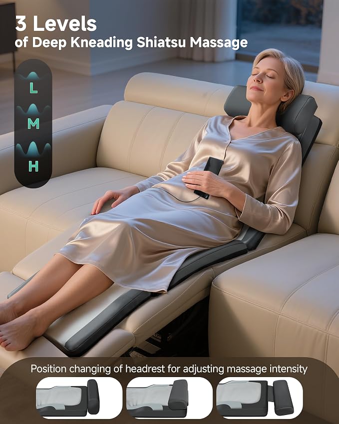 Snailax Shiatsu Back Massage Mat - Image 3