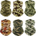 Fuinloth Neck Gaiter, 6 Pack Cooling UV Protection Bandana Face Mask Gator Scarf by fuinloth