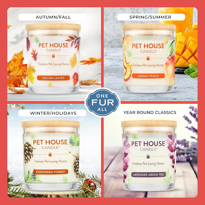 One Fur All Pet House Candle 2 Pack - Image 4