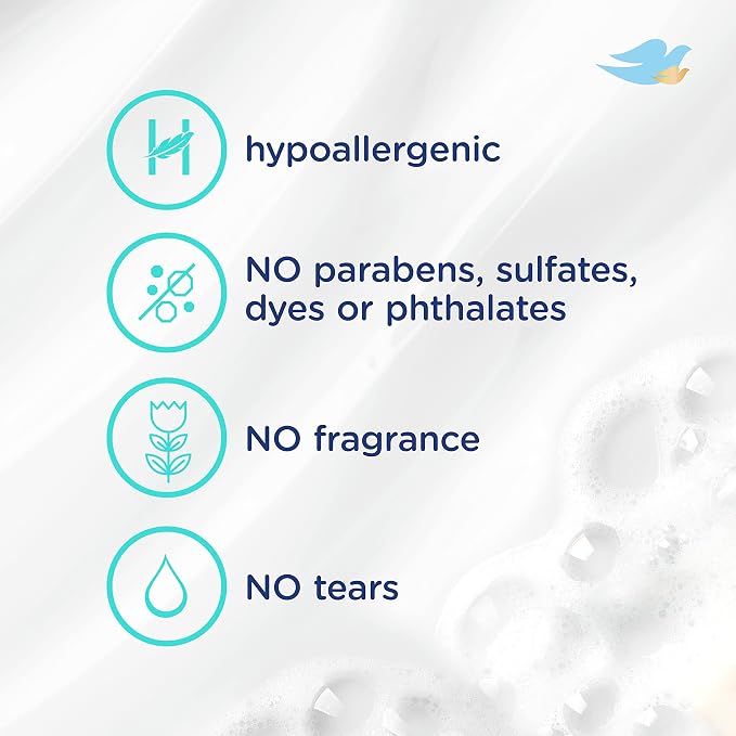 Baby Dove Sensitive Skin Care Baby Wash Fragrance Free Moisture - Image 10