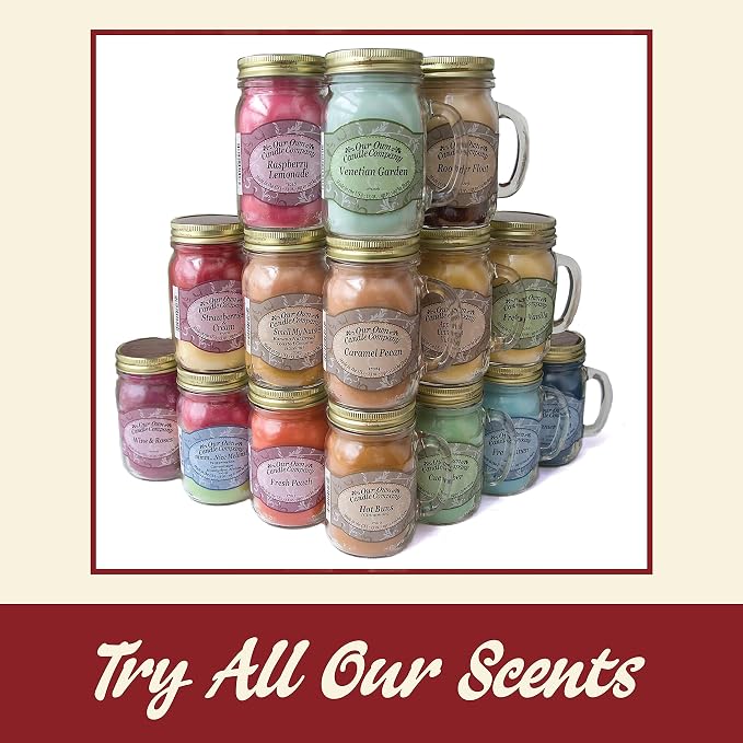 Our Own Candle Company, Buttercream Scented Mason Jar Candle, 100 Hour Burn Time - Image 6
