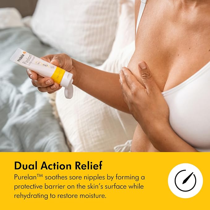 Medela Purelan Lanolin Nipple Cream, Fast Relief - Image 4