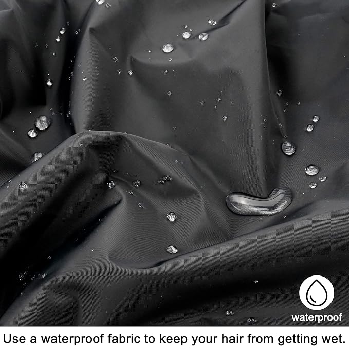 Reusable Shower Cap for Women, Large Waterproof Shower Bonnet - Image 6