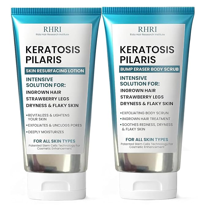 KP Bump Eraser Body Set with 10% AHA | Keratosis Pilaris Treatment | Keratosis by RidaHairResearchInstitute