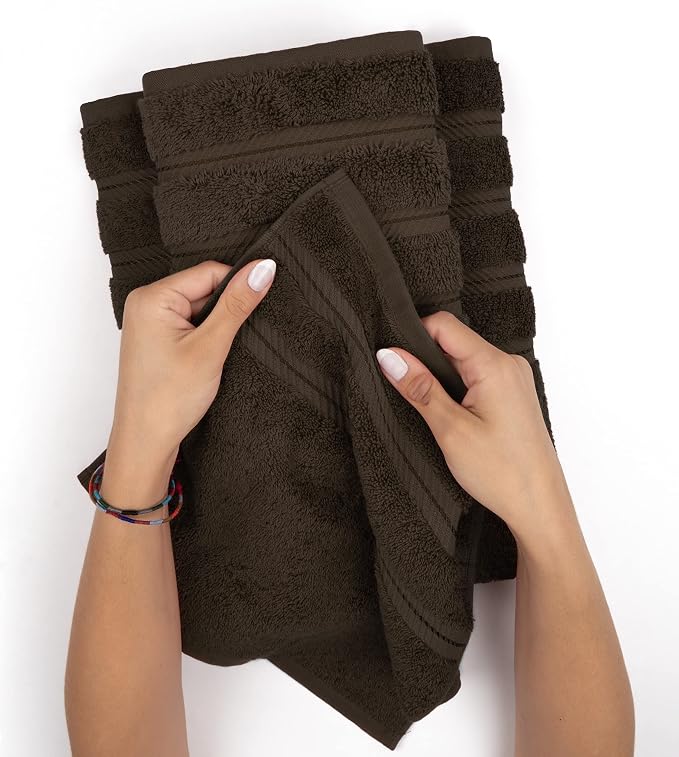 American Soft Linen Luxury 4 Piece Bath Towels, 600 GSM 100% Cotton Turkish - Image 5