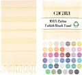 Cacala Lightweight and Thin Turkish Beach Towel 100% Cotton Sand-Free and by Cacala