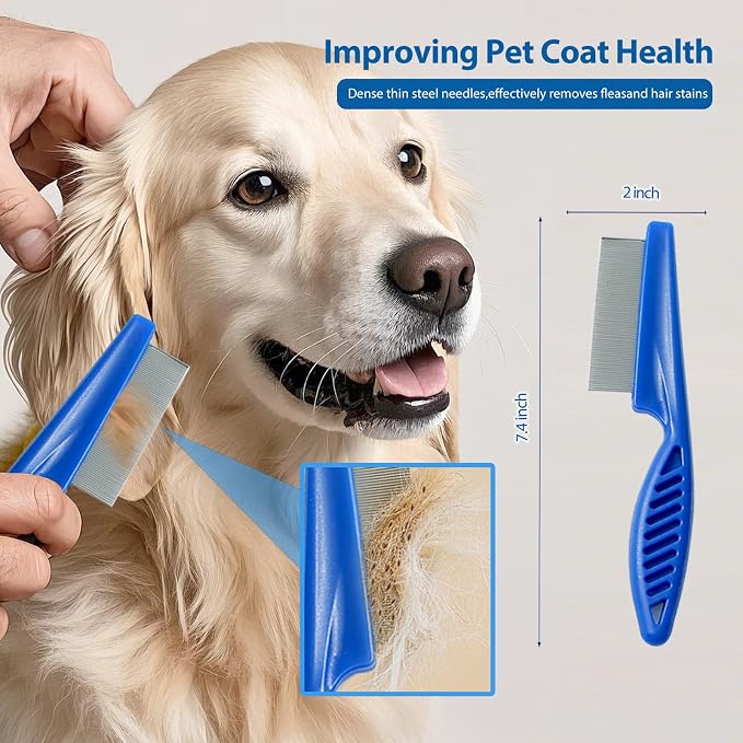 NVNAN 5 Piece Dog Grooming Brush Set - Image 3