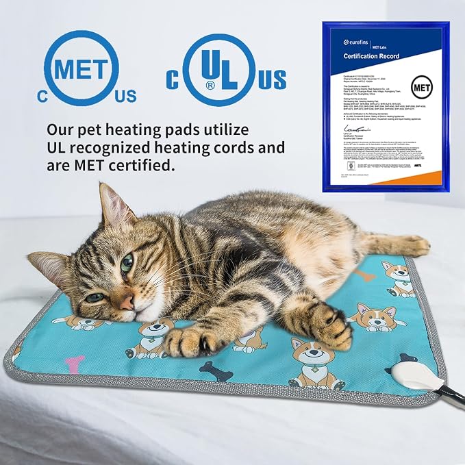 GOLOPET Dog Heating Pad 28×18 in Waterproof Heated Dog Bed, Smart Thermostat - Image 6