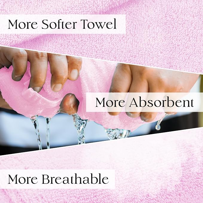 Cotton Hair Towel Wrap for Women/Kids | Quick Dry, Soft & Absorbent 420-GSM - Image 3