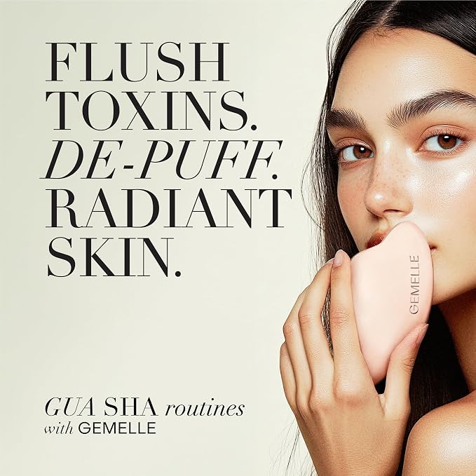 GEMELLE Lymphatic Gua Sha Face Oil | 10x Award Winner | Detox, Hydrate | - Image 3