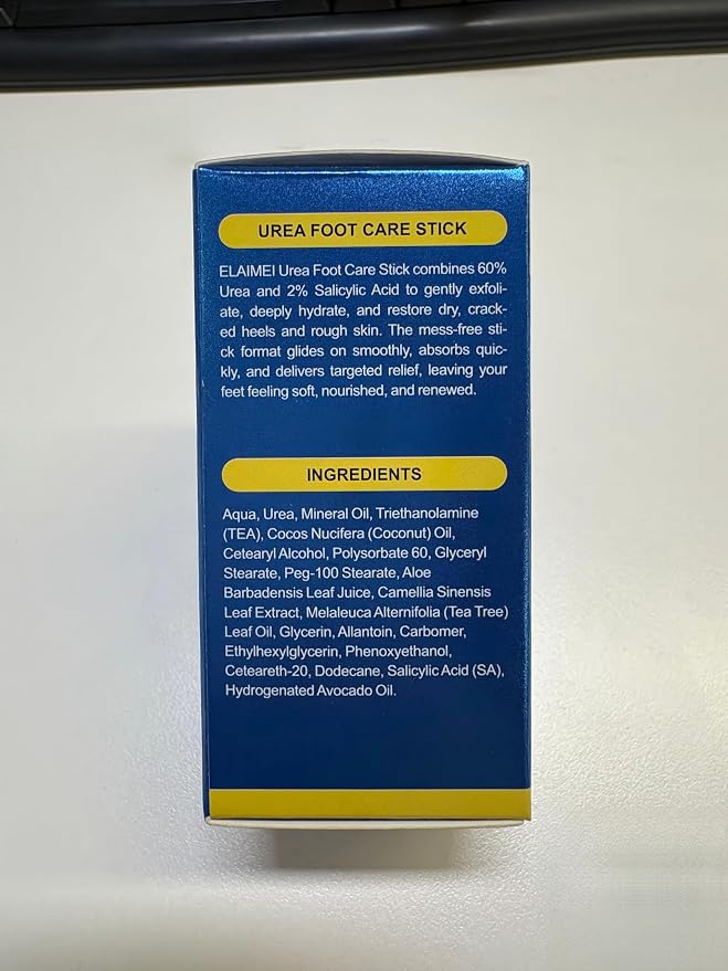 60% Urea Cream Stick with 2% Salicylic Acid, Maximum Strength Foot Care Balm - Image 9