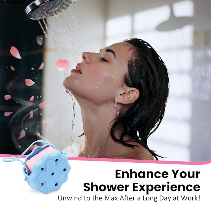 2 Packs Silicone Shower Steamer Tray/Holder, Durable Steamer Hanger, - Image 9