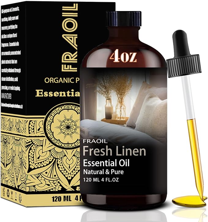 Fresh Linen Essential Oil 4 Fl Oz 120ML by FRAOILESSENTIALOIL
