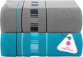 CASA COPENHAGEN X Line 2Pcs 100% Egyptian Cotton Large Designer Bathsheet by CASACOPENHAGEN