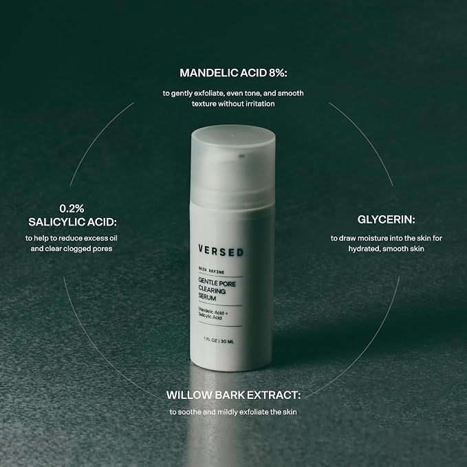 VERSED Skin Refine Gentle Pore Clearing Serum | Exfoliating Facial Serum - Image 5