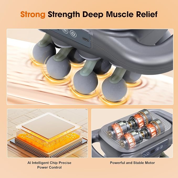 16 Head Massage Gun Set, Deep Tissue Percussion Massager, Electric Massage Tools - Image 2