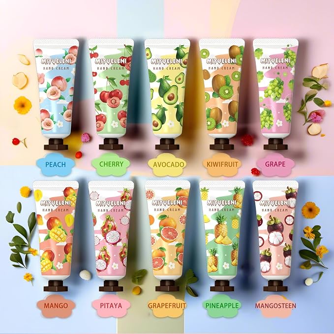10 Pack Hand Cream Gift Set, Mothers Day Gifts, Moisturizing Hand Lotion Travel - Image 6