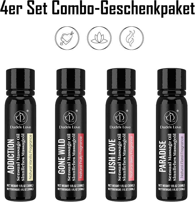 Organic Sensual Safe to Lick Body Massage Oils - Image 8