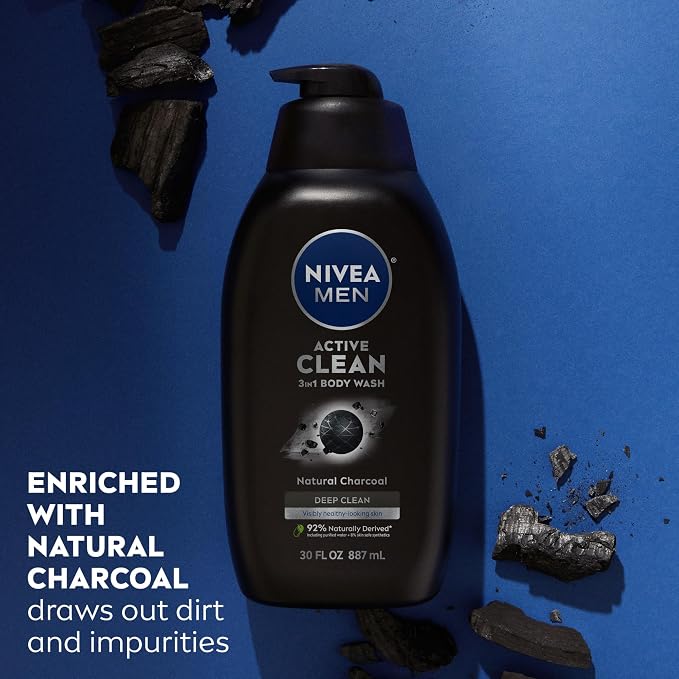 NIVEA MEN Active Clean Body Wash - Image 3