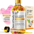 ArtNaturals Face & Body Vitamin E Bio Oil 4.0oz + Gua Sha Facial Tools Set by ArtNaturals