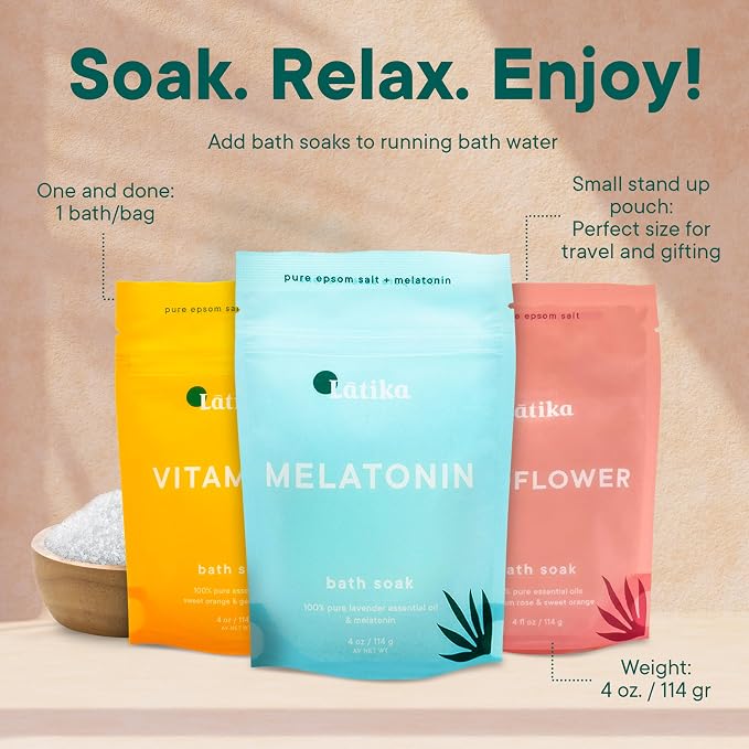 Latika Bath Soak Stress Relief Set of 3 - Image 5