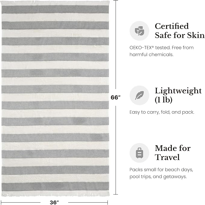 Lightweight Turkish Beach Towel - Image 3