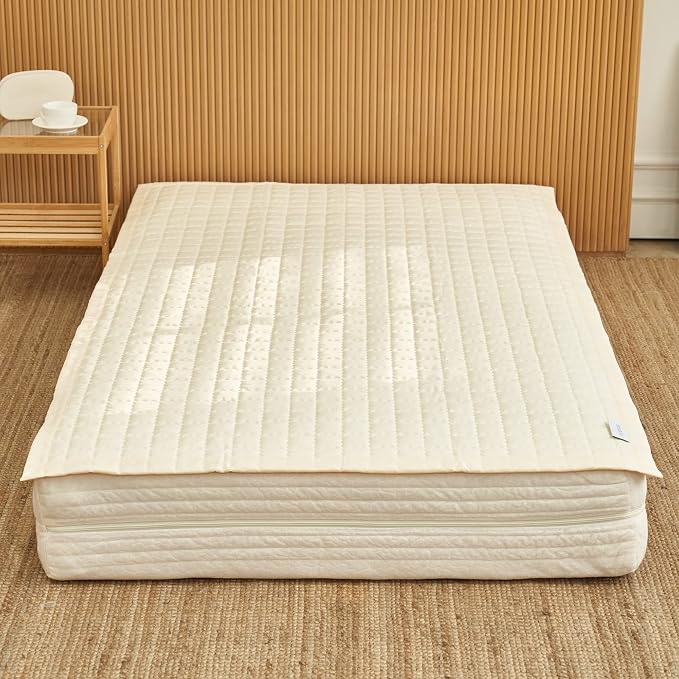 100% Cotton Queen Mattress Pad/Blanket, Also can be Used as Cover by ShieldLife - Image 3