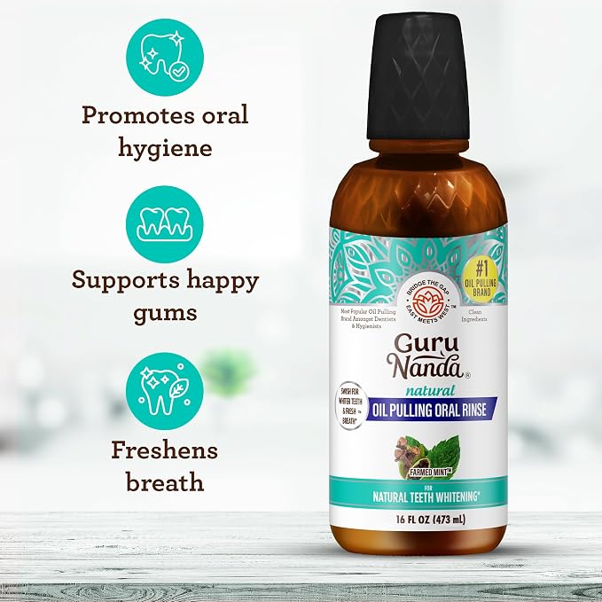 GuruNanda CocoMint Oil Pulling Mouthwash - Image 5