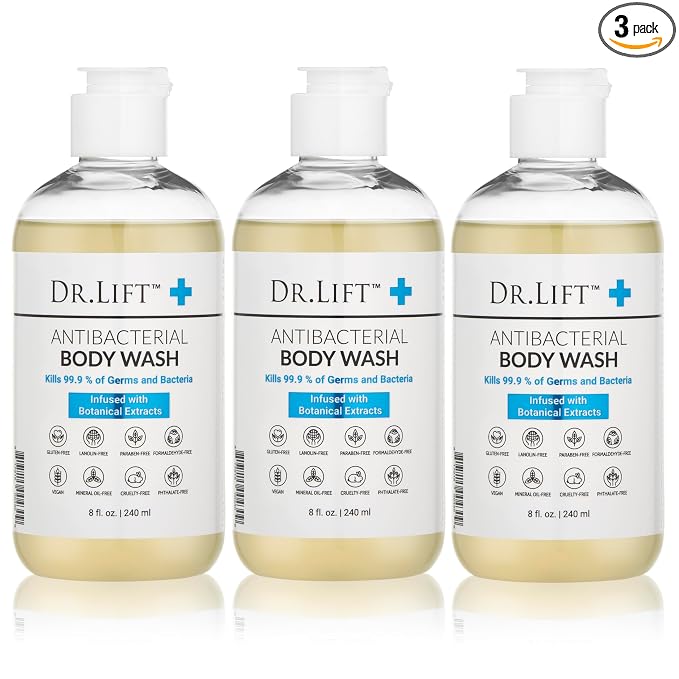 DR. LIFT Antibacterial Body Wash, 8 oz by DrLift