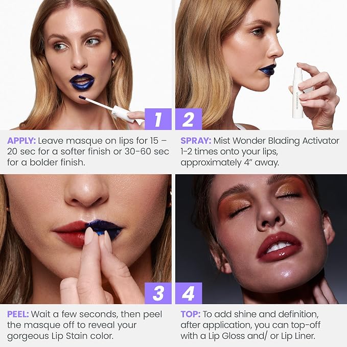 Wonderskin Wonder Blading All Day Lip Stain Peel Off and Reveal Kit - Image 3