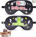 2 Pcs Boys Sleep Eye Mask, Guys Blackout Sleeping Silk Mask by knIykmr