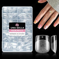 UNA GELLA Extra Short Square Nail Tips XS 216pcs Pre-shape Extra Short Square by UNAGELLA